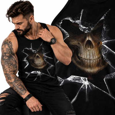 TANK TOP  HORROR SKULL 2